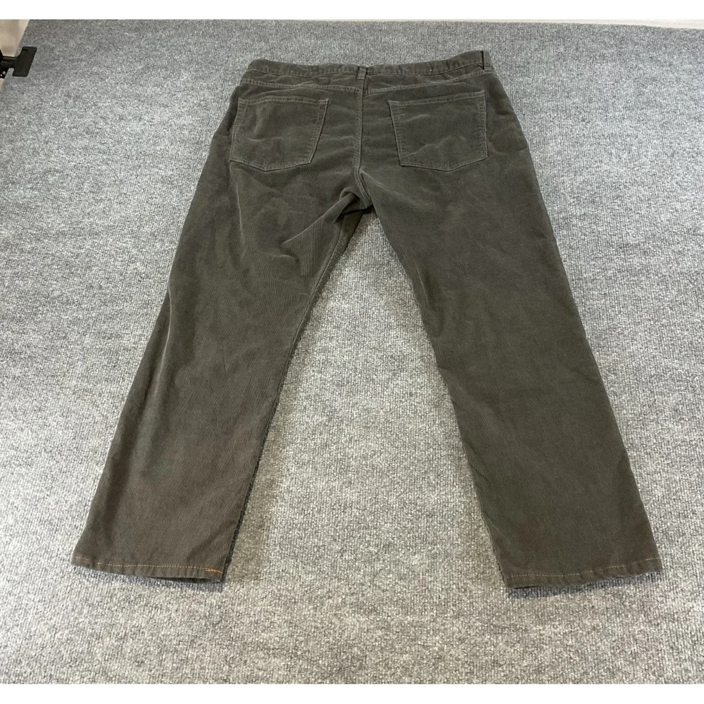 J Crew 770 Straight Fit Corduroy Pants Mens 35x32 Brown Cotton Corduroy Casual F